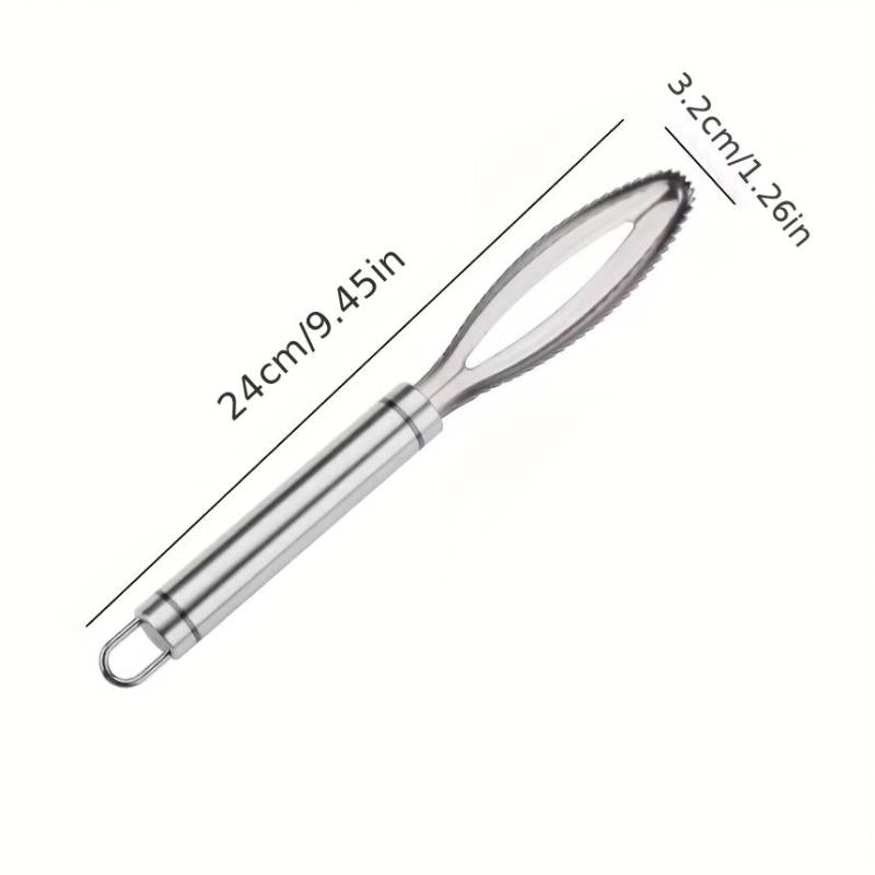 3pcs Stainless Steel Fish Scale Remover Peeler Cleaner