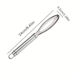 3pcs Stainless Steel Fish Scale Remover Peeler Cleaner