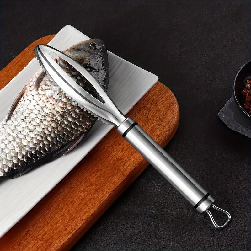 3pcs Stainless Steel Fish Scale Remover Peeler Cleaner