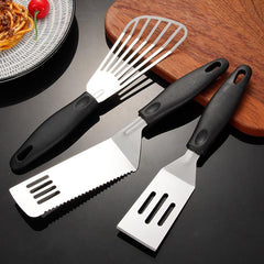 3pcs Stainless Steel Cooking Spatula Set