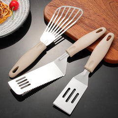 3pcs Stainless Steel Cooking Spatula Set
