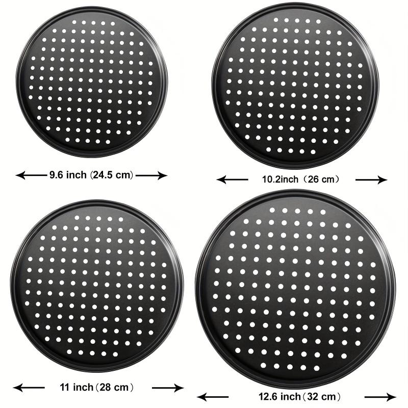 1pc Nonstick Pizza Baking Pan Metal Round Pizza Tray