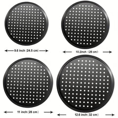 1pc Nonstick Pizza Baking Pan Metal Round Pizza Tray