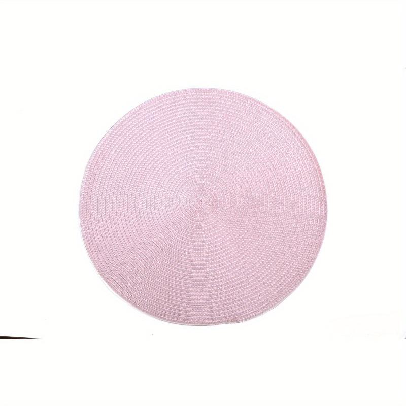 Round Braided Placemats Table Mats Woven Washable Non Slip Place Mats