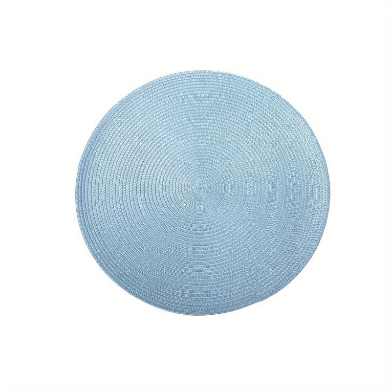 Round Braided Placemats Table Mats Woven Washable Non Slip Place Mats