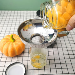 Stainless Steel Canning Funnel for Wide and Regular Mason Jars