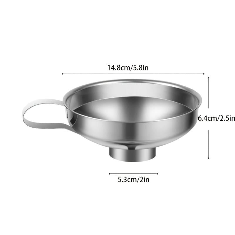 Stainless Steel Canning Funnel for Wide and Regular Mason Jars
