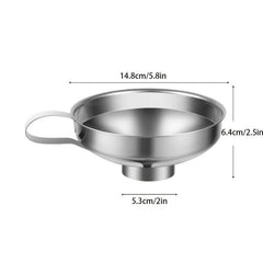 Stainless Steel Canning Funnel for Wide and Regular Mason Jars