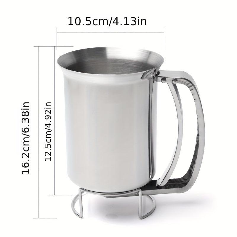 Stainless Steel Batter Separator Cupcake Funnel Mixing Dispenser