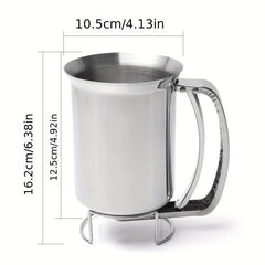 Stainless Steel Batter Separator Cupcake Funnel Mixing Dispenser
