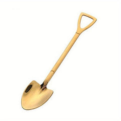 4pcs Creative Shovel Shape Spoon Stainless Steel Kitchen Spoon