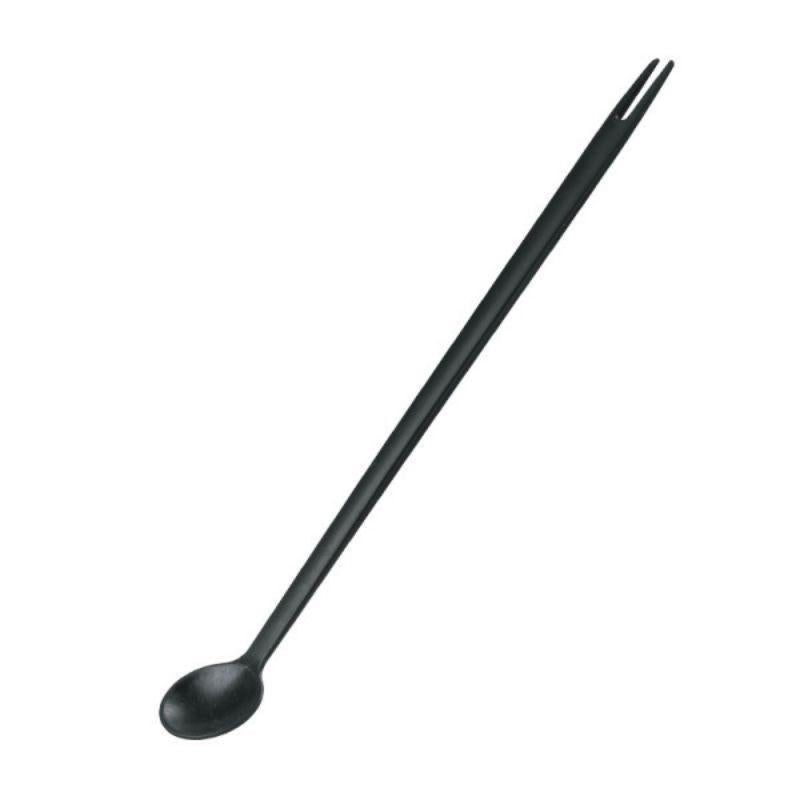 Long Handle Double Spoon & Fork for Milk Powder Coffee Sugar Fruit Tasting