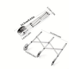 Stainless Steel Pizza Cutter Wheel with 3 Wheels - Easy Slicing
