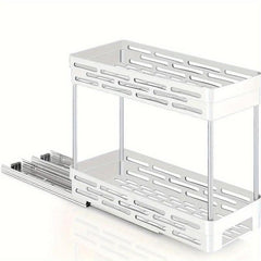 2pcs Pull Out Spice Rack Kitchen Organization