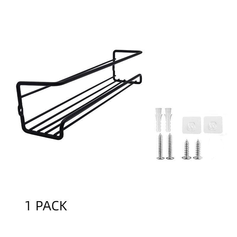 Kitchen Wall Shelf Storage Rack Metal Household Seasoning Spice Storage Rack