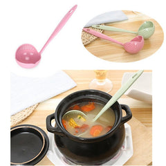2-in-1 Hot Pot Dinnerware Porridge Soup Spoon with Filter Skimmer