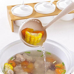 2-in-1 Hot Pot Dinnerware Porridge Soup Spoon with Filter Skimmer