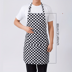 Waterproof Polyester Cartoon Apron for Adults Adjustable Kitchen Apron