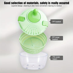 Green Kitchen Water Filter Basket for Fruit and Vegetable Dehydration