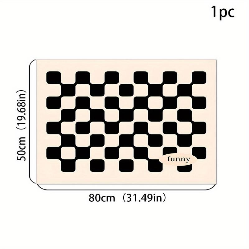 Silicone Dish Drying Mat & Checkerboard Tableware Pad