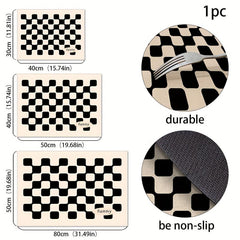 Silicone Dish Drying Mat & Checkerboard Tableware Pad