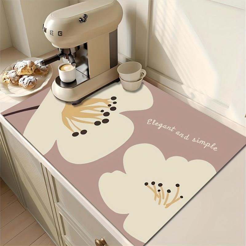 Silicone Dish Drying Mat Absorbent Washable Drying Pad