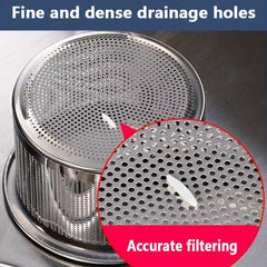 Sink Basket Strainer 304 Stainless Steel Kitchen Sink Strainer