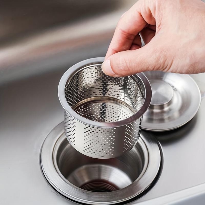 Sink Basket Strainer 304 Stainless Steel Kitchen Sink Strainer