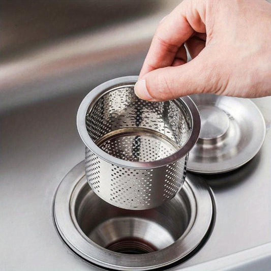Sink Basket Strainer 304 Stainless Steel Kitchen Sink Strainer