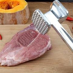 Aluminum Meat Tenderizer Hammer for Steaks & Chops, Kitchen Gadget