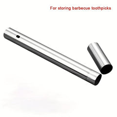 Stainless Steel BBQ Skewers Set for Grilling