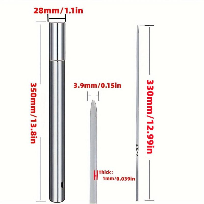 Stainless Steel BBQ Skewers Set for Grilling