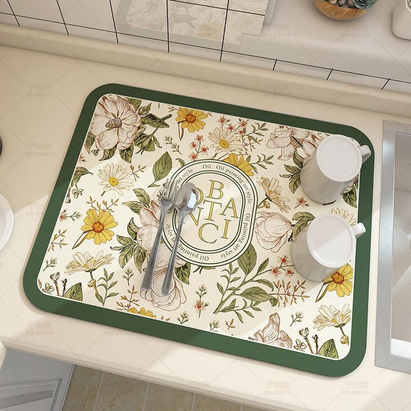 Fantasy Style Dish Drying Mat