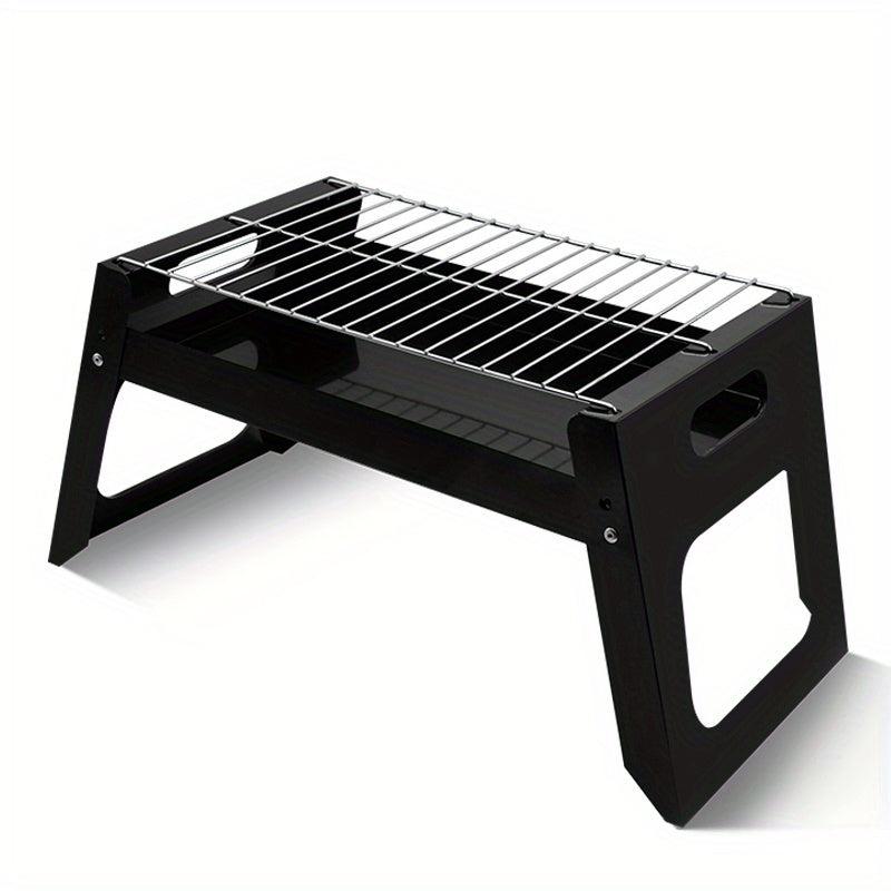 Foldable Portable BBQ Grill for Outdoor Camping - Easy Storage Barbecue Tools