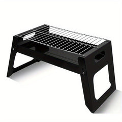 Foldable Portable BBQ Grill for Outdoor Camping - Easy Storage Barbecue Tools