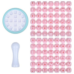 Cookie Biscuit Stamp Set Alphabet Number Letter Custom Stamper 84pcs