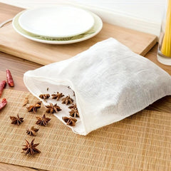 2pcs Reusable Drawstring Soup Bags Cheesecloth Spice Bags