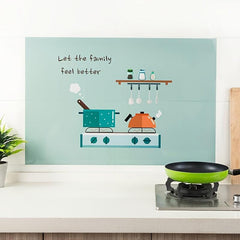Kitchen Sticker Waterproof High Temp Resistant Range Hood Cabinet Aluminum Foil