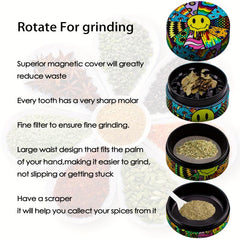Cartoon Spice Grinder Metal Kitchen Gadget Multifunctional Crusher