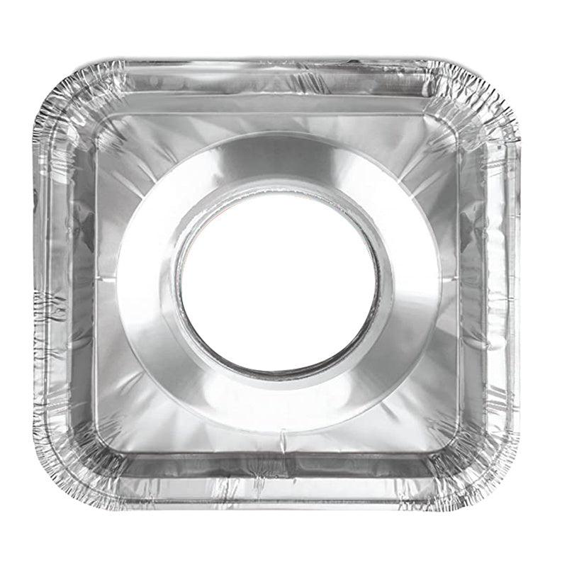50pcs Foil Gas Stove Liners Stove Covers Disposable Square Stove Bib Liners