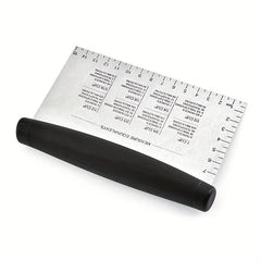 Stainless Steel Pastry Chopper with Measuring Scale