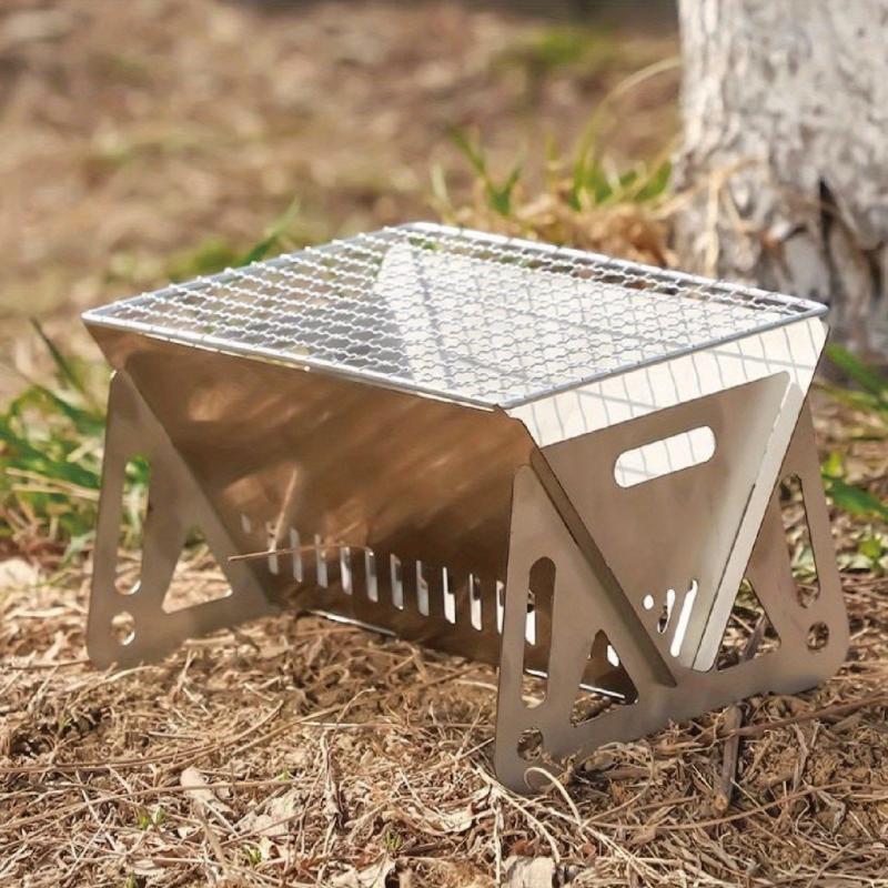 Portable BBQ Grill, Folding Grill for Camping, Hiking, Picnics