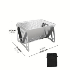 Portable BBQ Grill, Folding Grill for Camping, Hiking, Picnics