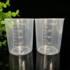 3pcs 100 ml Measuring Cup for Epoxy Resin Silicone Making