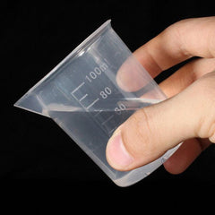 3pcs 100 ml Measuring Cup for Epoxy Resin Silicone Making