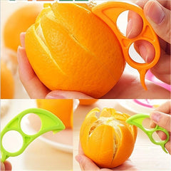10pcs Orange Peeler Ring Handle for Easy Fruit and Vegetable Cutting