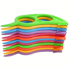 10pcs Orange Peeler Ring Handle for Easy Fruit and Vegetable Cutting