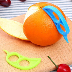 10pcs Orange Peeler Ring Handle for Easy Fruit and Vegetable Cutting