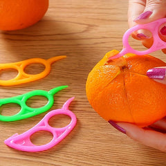 10pcs Orange Peeler Ring Handle for Easy Fruit and Vegetable Cutting