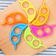 10pcs Orange Peeler Ring Handle for Easy Fruit and Vegetable Cutting